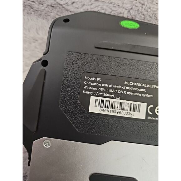 Delux T9X One Handed Wired Gaming Keyboard USB Type C Mechanical Keypad - Picture 11 of 12